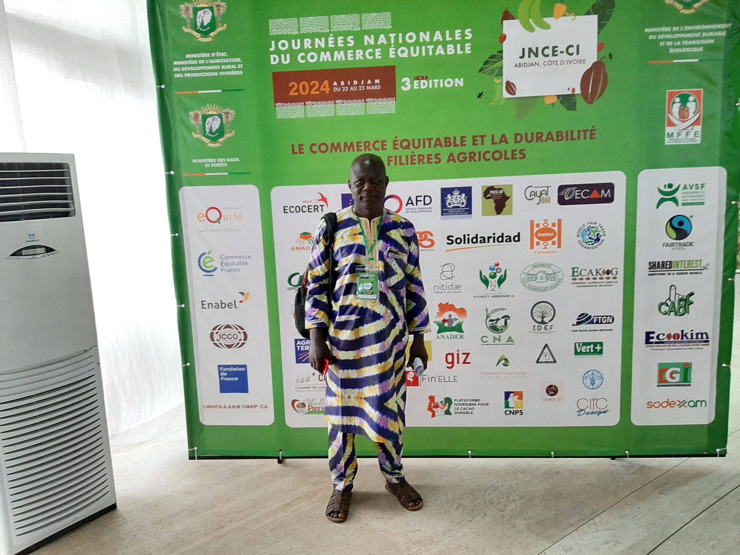 Participation de la PNCE-B aux Journées Nationales du Commerce Equitable de la Côte d’Ivoire (JNCE-CI) du 22 au 23 mars 2024 à Abidjan